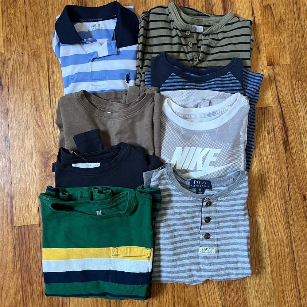 Bundle of boy shirts